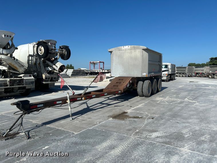 2009 Cornhusker 800 end dump pup trailer - DN6656