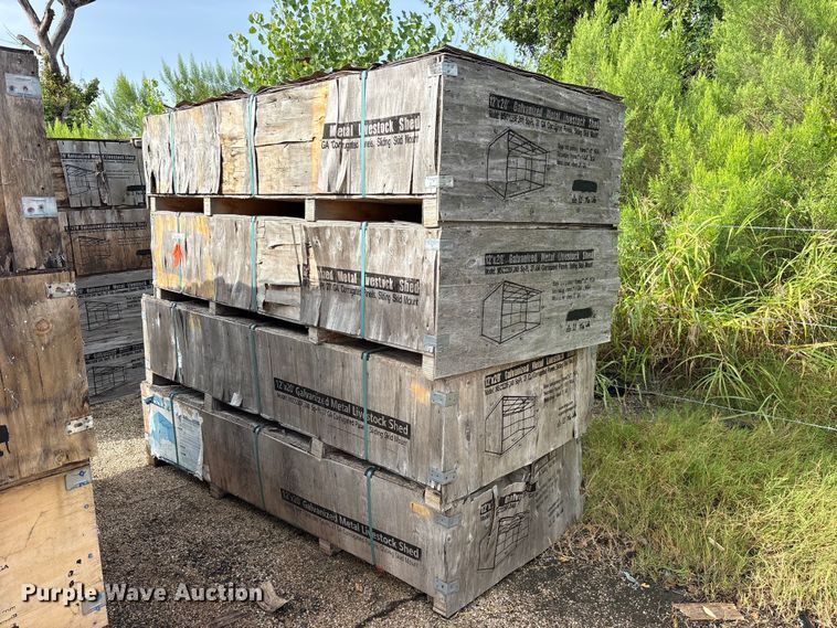 (4) Valley Pioneer MSC1220F livestock sheds - ET0253