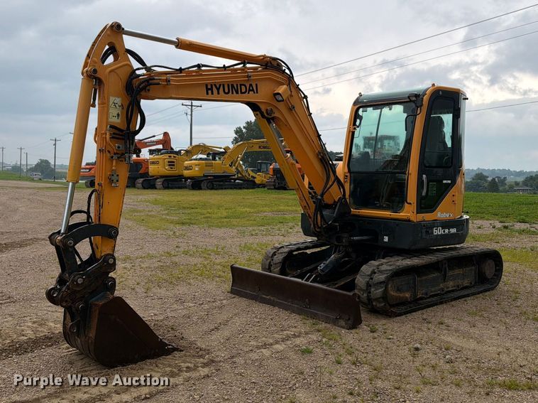 2015 Hyundai Robex 60CR-9A mini excavator - FB5878