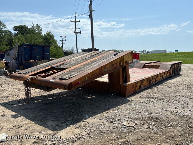 1972 Loadcraft LDD3-40-SFG lowboy equipment trailer - FC1993