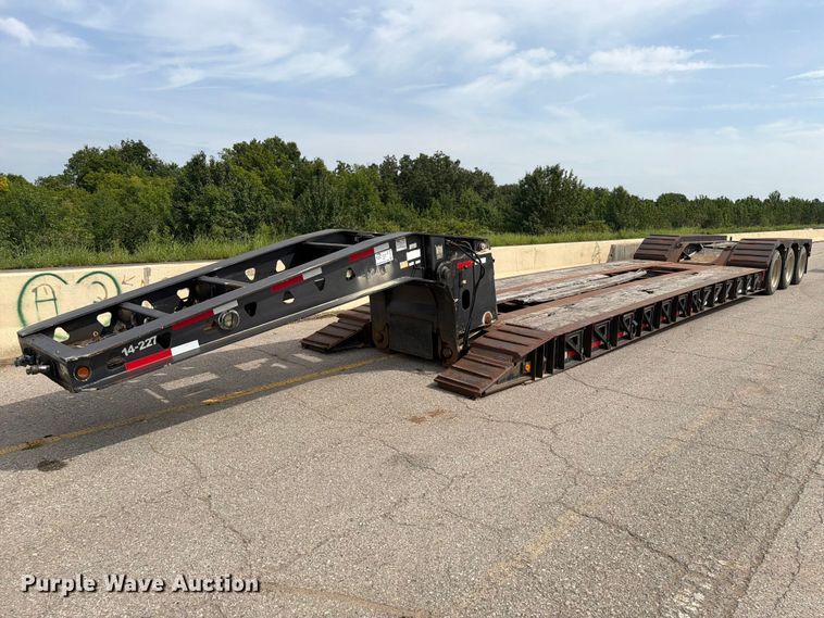 2007 Trail King TK110HDG-533 lowboy equipment trailer - FI0316