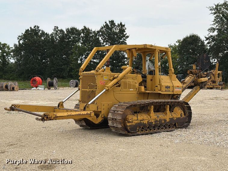 1991 Komatsu D65E-8 cable plow - FT6116