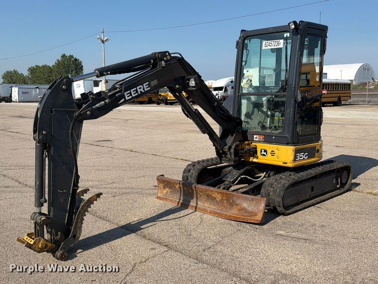 2015 John Deere 35G mini excavator - YA4486