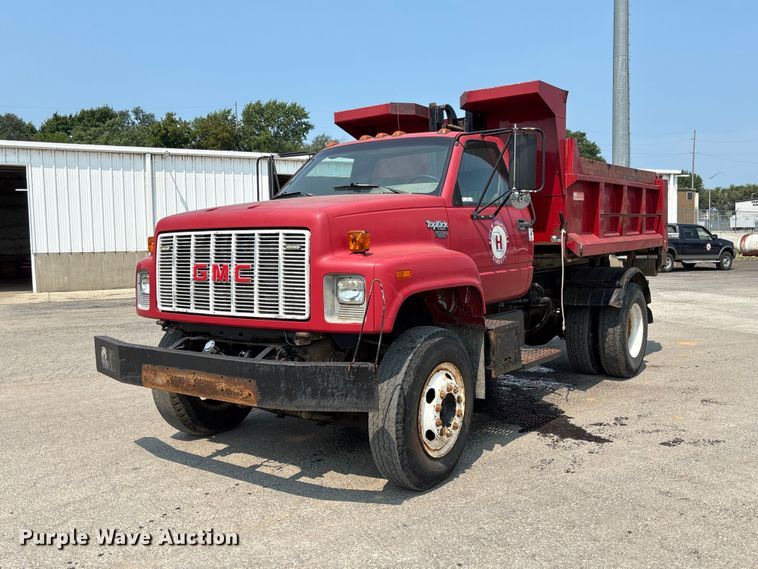 1992 GMC C7 TopKick hook lift truck - DZ4524