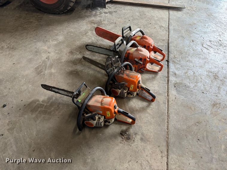 (4) chainsaws - EV2347