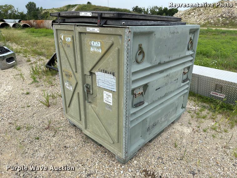 (8) Palcon storage containers - EV2408