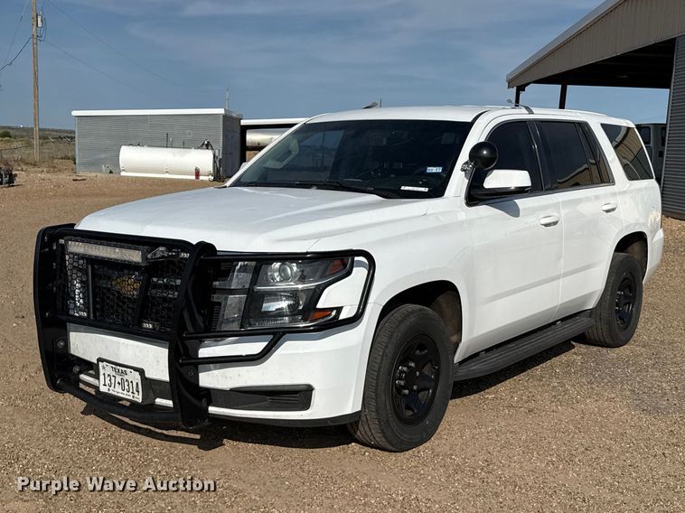 2018 Chevrolet Tahoe Police SUV - EW4129