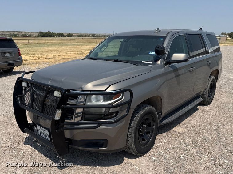 2018 Chevrolet Tahoe Police SUV - EW4179