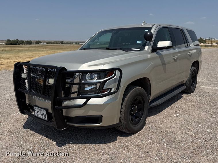 2017 Chevrolet Tahoe Police SUV - EW4180
