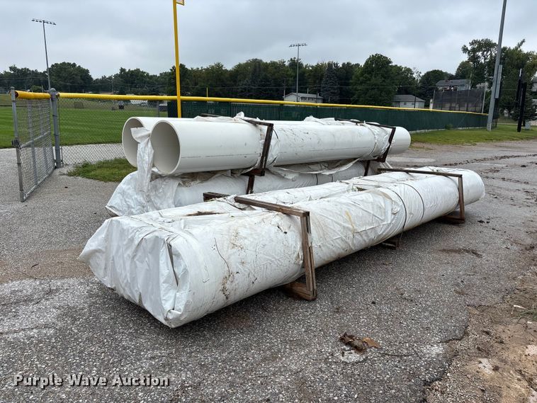 (6) 20' L x 24" W PVC pipes - NM9897