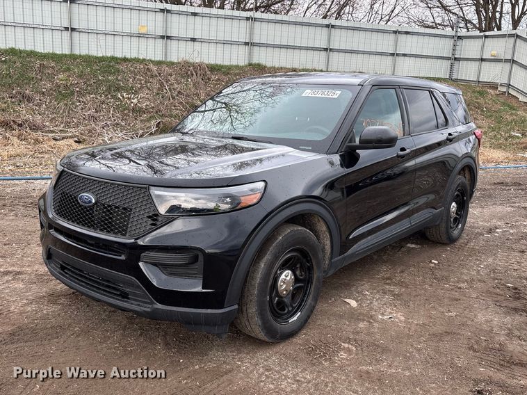 2021 Ford Explorer Police Interceptor Hybrid SUV - YA2634