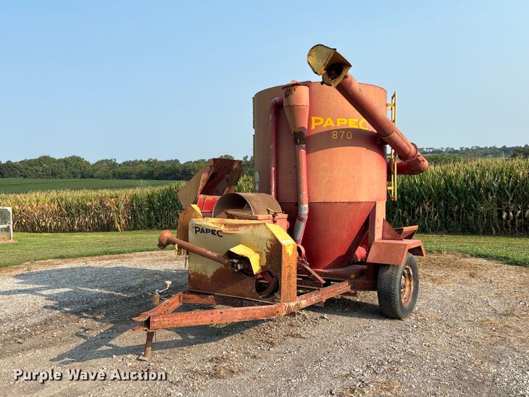 Papec 870 feed grinder/mixer - DZ4521