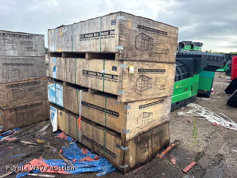 (4) Valley Pioneer MSC1220F livestock sheds - ET0233