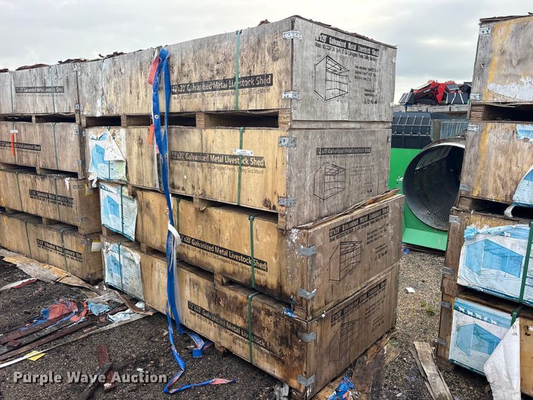 (4) Valley Pioneer MSC1220F livestock sheds - ET0234