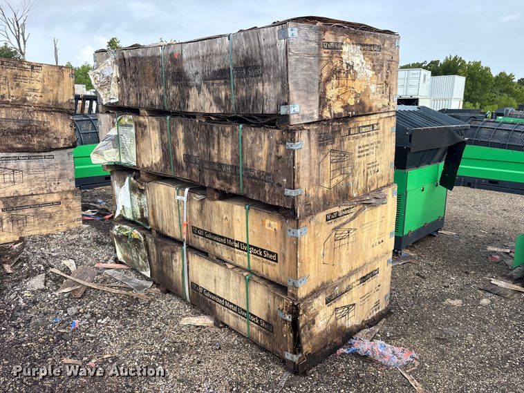 (4) Valley Pioneer MSC1220F livestock sheds - ET0239