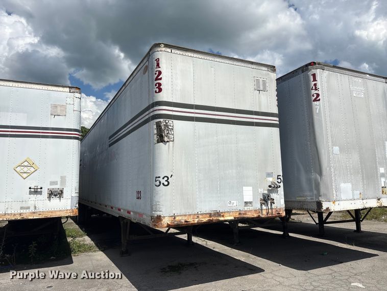 2000 Dorsey Trailers dry van trailer - EF1313