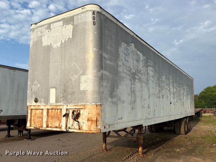 1980 Fruehauf dry van trailer - FU1020