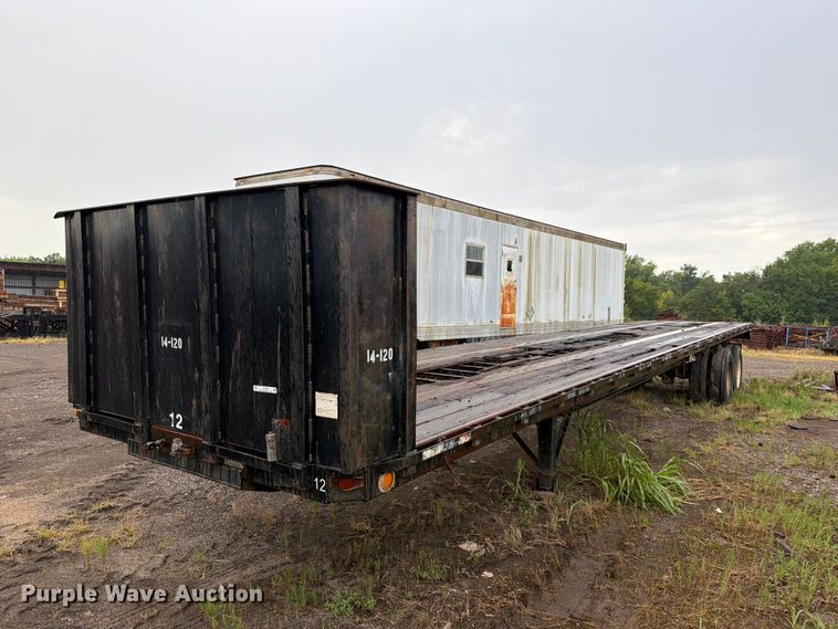 1989 Utility Trailer Manufacturer FS2CH5 flatbed trailer - FU1024