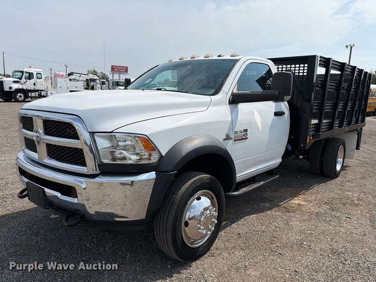 2018 RAM 5500 flatbed truck - FB5008