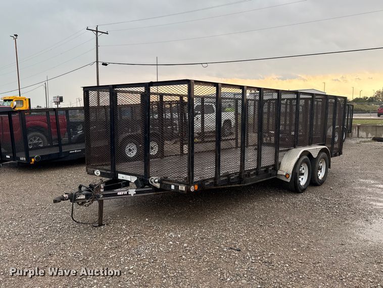 2018 P.J. Trailer Mfg Co. UL18 utility trailer - FC4134