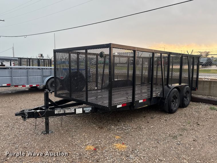 2024 Outlaw by Bama Built Trailers 7X16 2X3TA10KB G utility trailer - FC4137