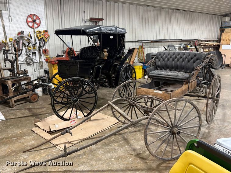 (2) Velie Carriage Company carriages - OE9682
