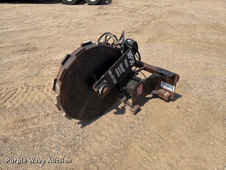 Trench Grader MP36 skid steer compaction wheel - EA0416