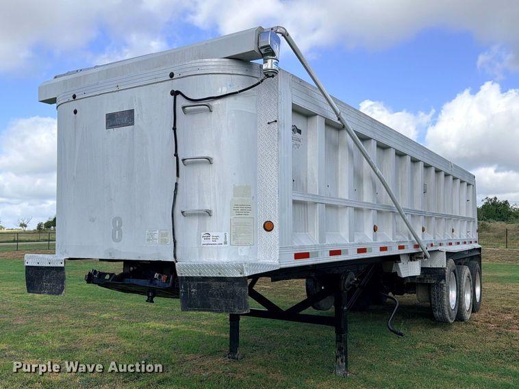 1998 Travis S-96 end dump trailer - ED5472