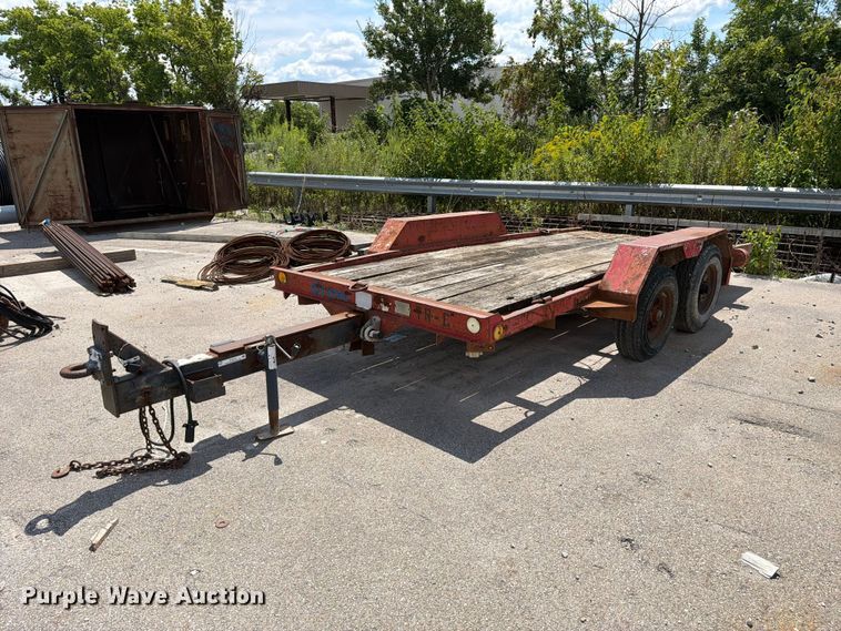 1987 Curtiss Trailers 25 tilt deck equipment trailer - FC3313