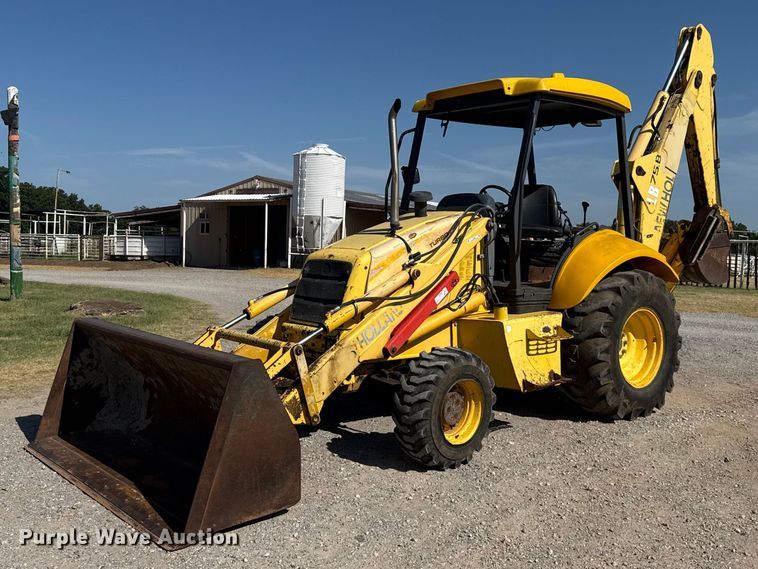 2005 New Holland LB75B backhoe - FC4194