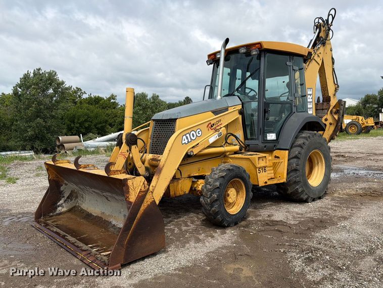 2002 John Deere 410G backhoe - FK3549