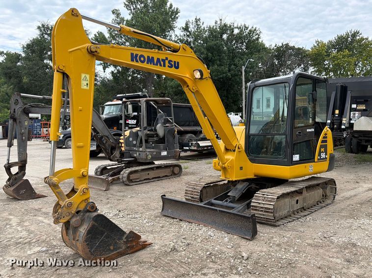 2020 Komatsu PC56-7 mini excavator - FK3595
