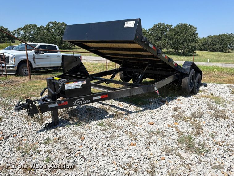 2026 X-Star Trailers 20'X83" tilt deck utility trailer - FK5028