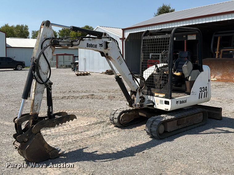 2002 Bobcat 334 mini excavator - FN2554