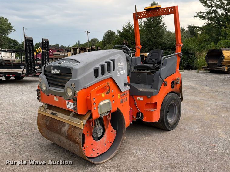 2019 Hamm HD13i VT double drum vibratory roller - FN5806
