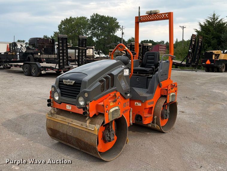 2015 Hamm HD12 double drum vibratory roller - FN5808