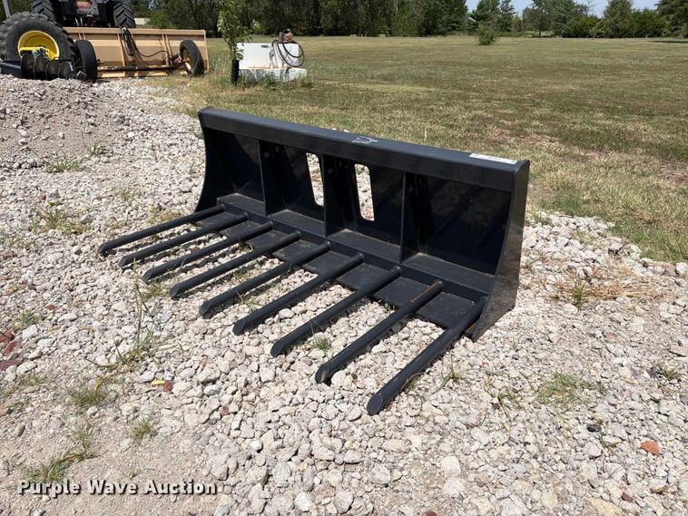 2025 Wolverine MF-13-63W skid steer root rake   - MZ9928
