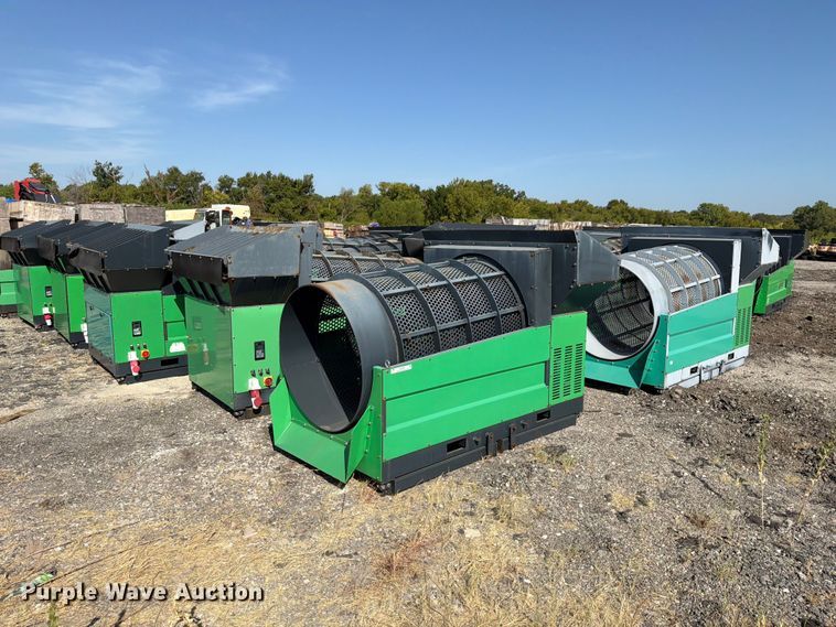 (12) Erie Industries GF480 trommel screens - NC9859