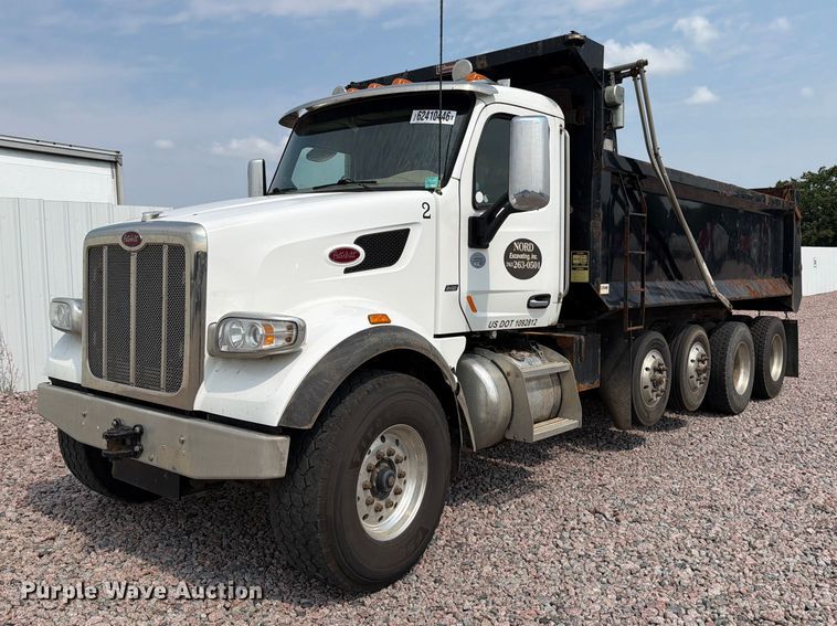 2018 Peterbilt 567 dump truck - YA4287