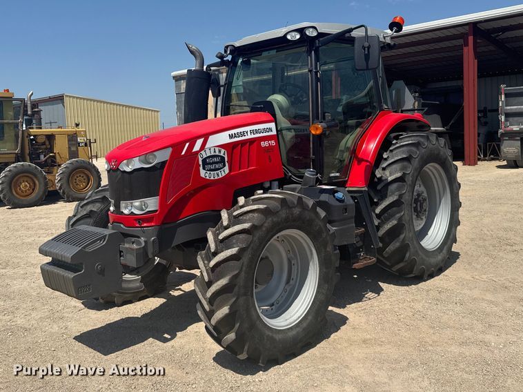 2013 Massey Ferguson 6615 MFWD tractor - DY3205
