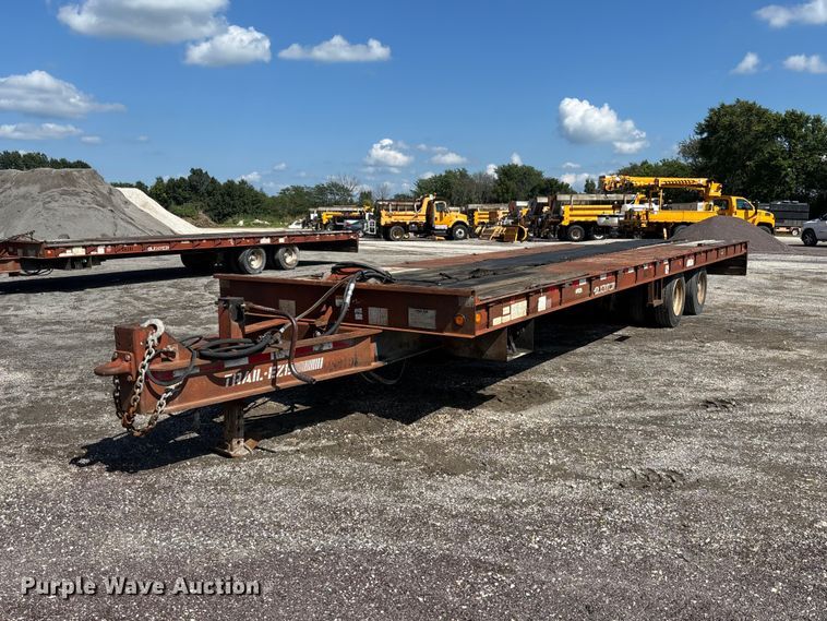 1996 Dakota Mfg. Trail-Eze PDLX20TC31 tilt deck equipment trailer - DZ4650