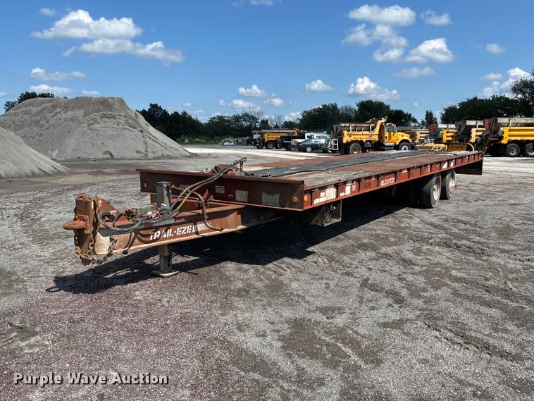 1996 Dakota Mfg. Trail-Eze PDLX20TC31 tilt deck equipment trailer - DZ4651