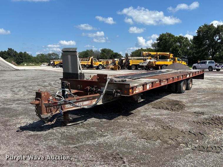1996 Dakota Mfg. Trail-Eze PDLX20TC31 tilt deck equipment trailer - DZ4652