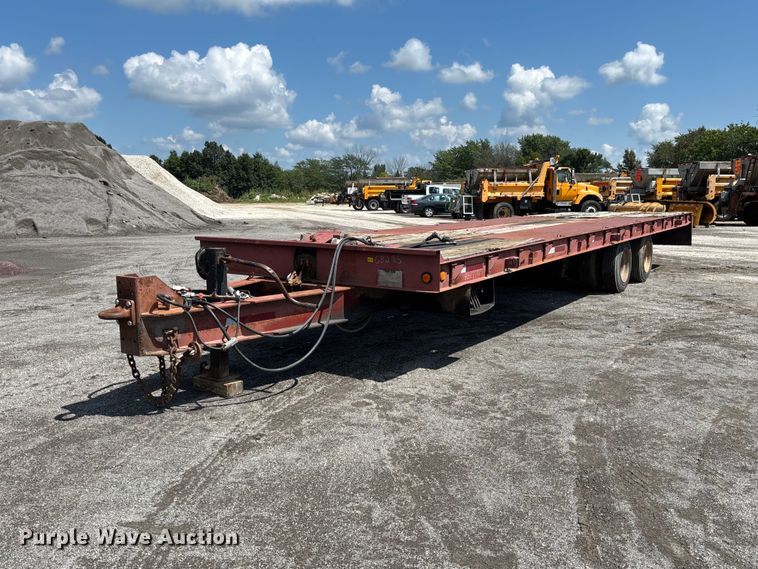 1996 Dakota Mfg. Trail-Eze PDLX20TC31 tilt deck equipment trailer - DZ4653