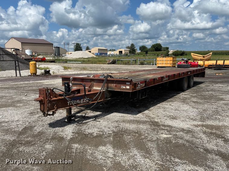 1997 Dakota Mfg. PDLX20TC31 tilt deck equipment trailer - DZ4657