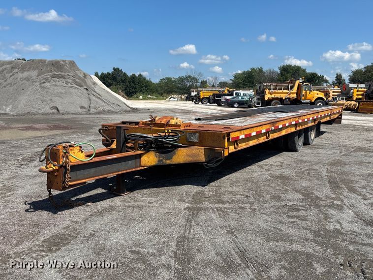 1992 Trail-Eze PLP20T31 tilt deck equipment trailer - DZ4659