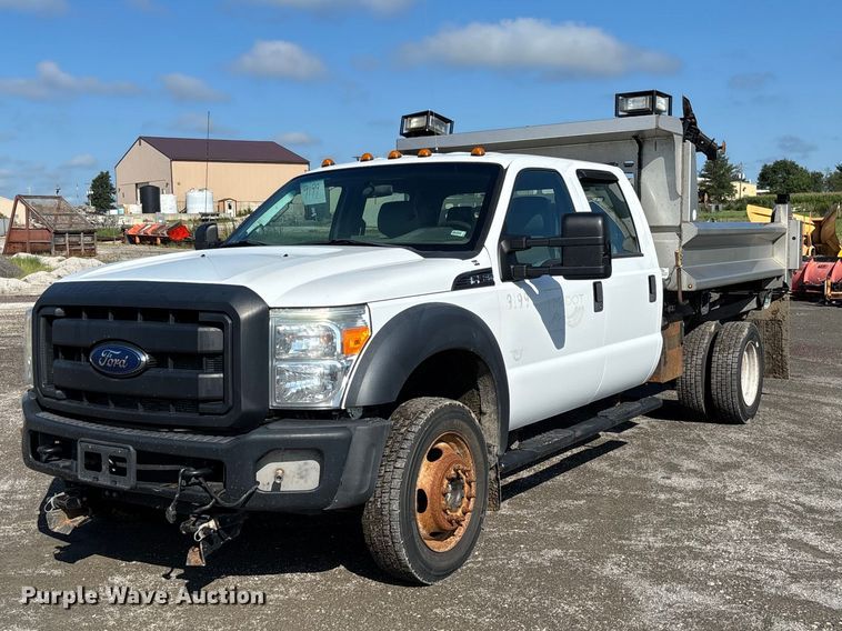 2015 Ford F550 Super Duty XL Crew Cab dump truck - DZ4675