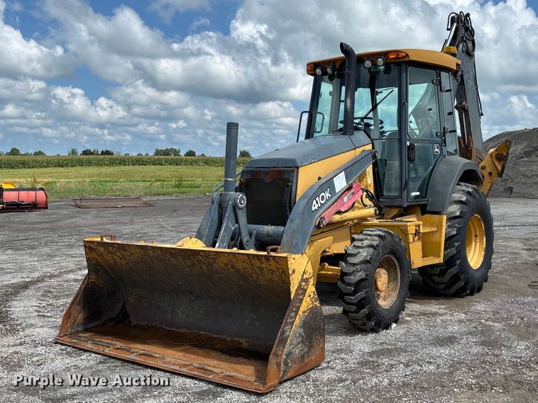 2013 John Deere 410K backhoe - DZ4678