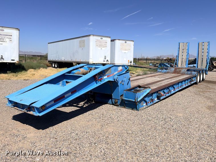 1994 Eager Beaver 50GSL/BR3 lowboy equipment trailer - ED5482