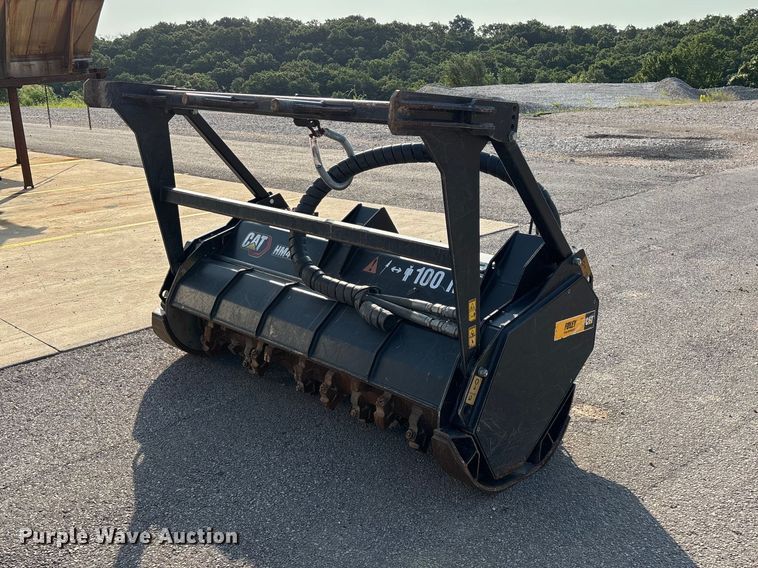 2022 Caterpillar HM418 skid steer mulcher - EO4452